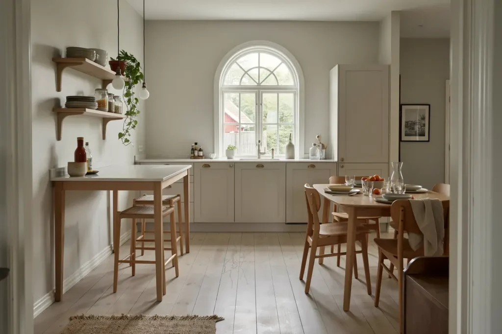 ombyggnation av k k och matplats i villa i turinge